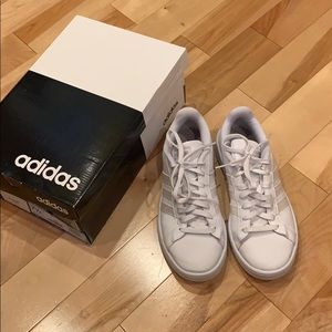 Adidas white grand court shoe
